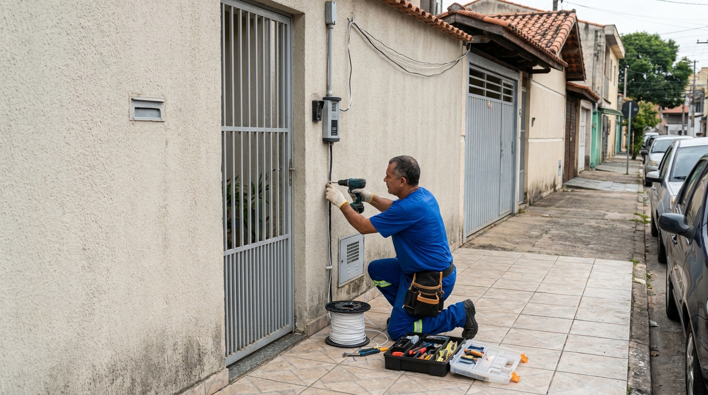 Instalação em Condomínios em Água Comprida, Bragança Paulista‑SP
