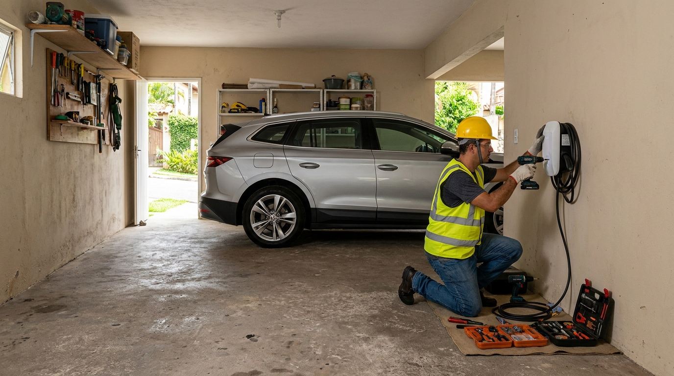 Instalação em Garagem ou Condomínio no Toró, Bragança Paulista‑SP