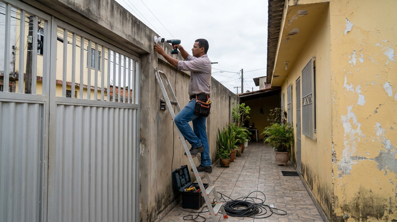Passagem de Cabeamento em Aparecida, Bragança Paulista‑SP