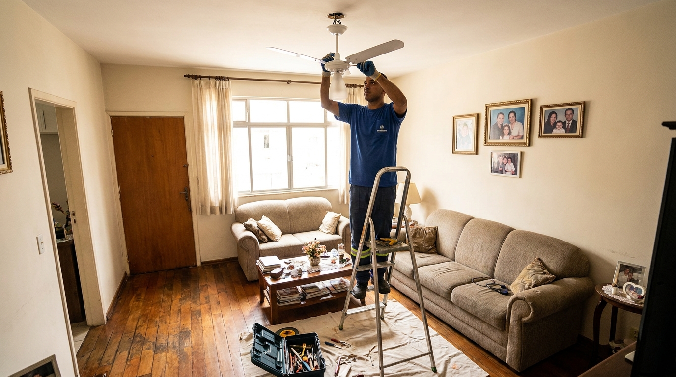 Substituição de Ventilador no Toró, Bragança Paulista‑SP