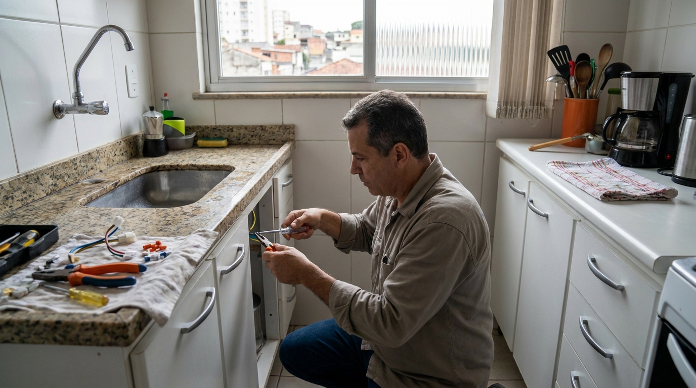 Troca de Torneira Elétrica no Centro, Bragança Paulista‑SP
